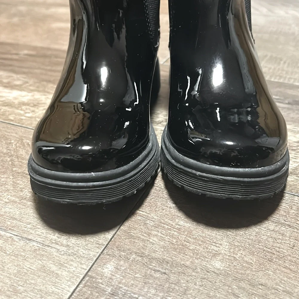 Crewcuts Girls' lug-sole boots in faux leather